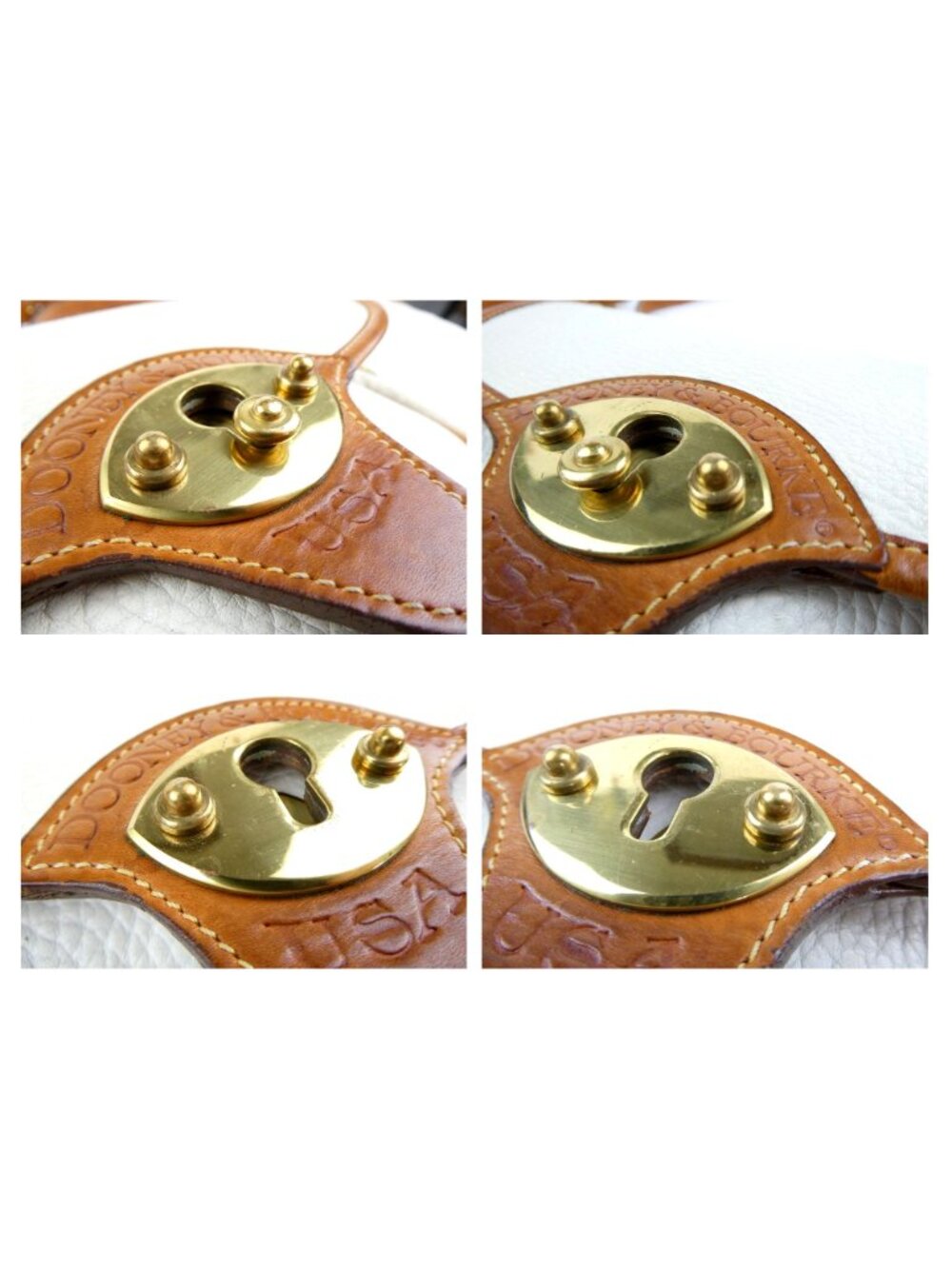 Dooney & Bourke Chalk Tan Pebble Leather Crossbody - Picture 5 of 16